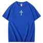 Jesus Is Being Pattern Crew Neck T-Shirt