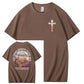 God Turns Broken Pieces Into Masterpieces Christian Pattern Crew Neck T-Shirt