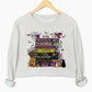 90s Halloween VHS Tape Stack Crop Sweatshirt