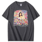 Every Knee Shall T-shirt med rund hals og sløjfemønster