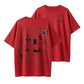 Trendy Dark Halloween Collage Graphic T-Shirt