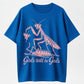 Girls Will Be Girls Funny Praying Mantis Graphic Tee