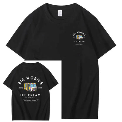 Big Worm's Ice Cream - 'Whatchu Want' Funny 100% Cotton T-Shirt