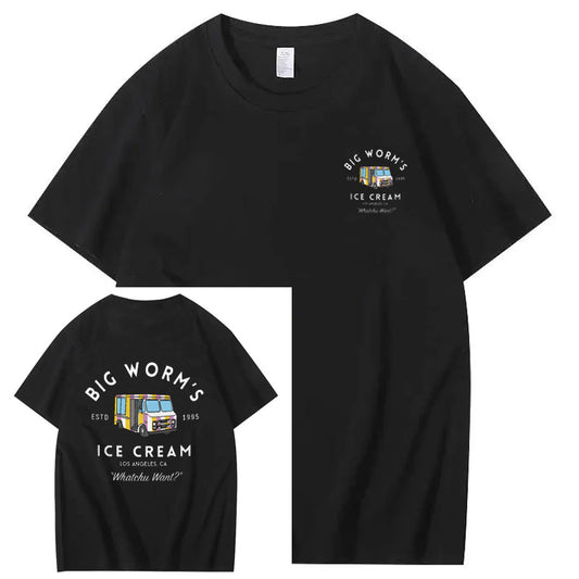 Big Worm's Ice Cream - 'Whatchu Want' Funny 100% Cotton T-Shirt