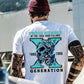 Gen X Skull Pattern 100%Cotton T-Shirt
