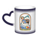 Stay Positive Retro Shark & Scuba Heat-Activated Color Changing Mug