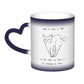 LOVE IS LIKE A FART IF YOU HAVE TO FORCE ITIT'S PROBABLYA CRAP-Activated Color Changing Mug