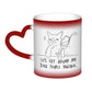 Let's Get Drunk And Judge People Together Sarcastic Cat Heat-Activated Color Changing Mug