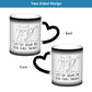 Let's Get Drunk And Judge People Together Sarcastic Cat Heat-Activated Color Changing Mug