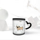 Anatomy Of A Pug Funny Dog Diagram Heat-Activated Color Changing Mug
