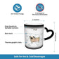 Anatomy Of A Pug Funny Dog Diagram Heat-Activated Color Changing Mug