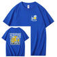 Fatherhood Skull And Beer Pattern Print Cotton T-Shirt