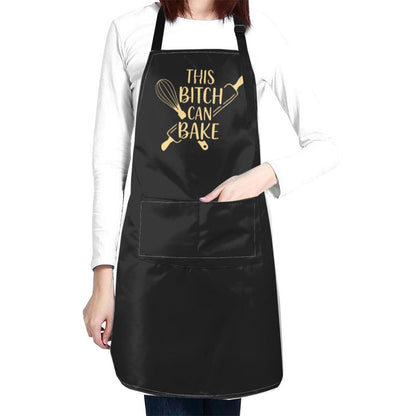 This Bitch Can Bake Apron – Bold Kitchen Humor Apron