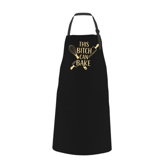 This Bitch Can Bake Apron – Bold Kitchen Humor Apron