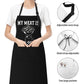 100% Polyester Waterproof Oxford Apron – "My Meat Is 100% Going in Your Mouth" Grilling Apron
