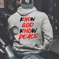 GEN X Know Jesus Know Peace Sweatshirt - Gift Christian Religious Catholic God Faith