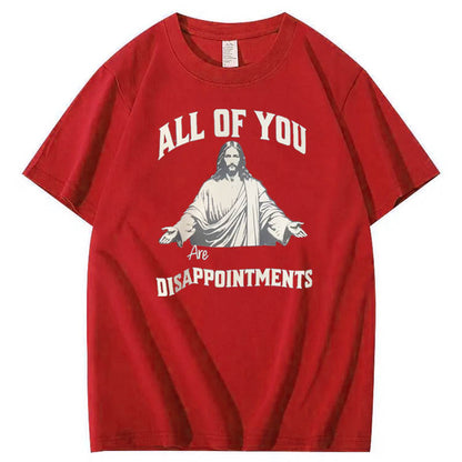 All Of  You Pattern Print Crew Neck T-Shirt