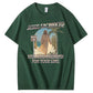 Jesus Sacrifice  Hislong  Weekend  For Your Sins Pattern Print Crew Neck T-Shirt
