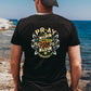 Pray Pattern Print 100%Cotton T-Shirt