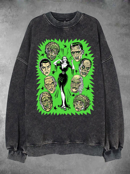 SPOOKY HALLOWEEN HORROR MOVIE CASUAL SWEATSHIRT