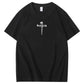 There Is Power In The Name Of Jesus Pattern Print T-Shirt