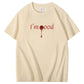 I'm Good Funny Pattern100% Cotton T-Shirt