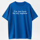 Urbntees "I'm Just Here for My Nephew" Funny Aunt Uncle T-Shirt