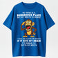 My Mind Is A Dangerous Place But My Mouth Is Worse Funny Monkey T-Shirt