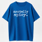 Mentally Spicy Vintage Distressed Funny Graphic Pure Cotton Tee