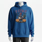 F-CAW-F Funny Skeleton Rooster Halloween Hoodie