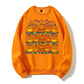 Halloween Pumpkin Graphic Sweatshirt, Cute Spooky Autumn Crewneck, Unisex Fall Pullover