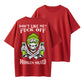 Urbntees Don't Like Me Fuck Off Problem Solved Green Beanie Skull Graphic Tee