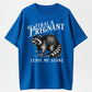 Feral & Pregnant Leave Me Alone Funny Pregnant Raccoon T-Shirt