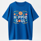 Urbntees Hippie Soul Peace Flower Boho Vibes Organic Cotton Unisex T-Shirt