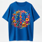 Bohemian Wreath Love & Peace Spirit T-Shirt