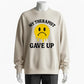 Humorous Therapy Meme Hoodie – 'My Therapist Gave Up' Melting Smileys Design for Sarcastic Personalities