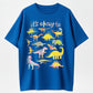 Urbntees It's Okay to Be Different Neurodivergent Dinosaurs Organic Cotton Unisex T-Shirt