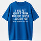 Urbntees I Will Put You in a Trunk and Help People Look for You Funny Sarcastic Cotton T-Shirt