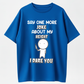 Say One More Joke About My Height Funny Graphic T-Shirt – Unisex Humor Tee