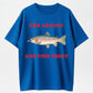 100% Cotton 'Fish Around And Find Trout' Fishing Humor Graphic T-Shirt
