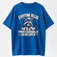 Graphic T-Shirt, Funny Raccoon Print, Everyone Relax I'm Professionally Developed, Vintage Animal Graphic Tee, Casual Everyday Shirt