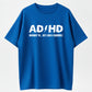 100% Cotton "ADHD Highway To... Hey Look A Squirrel!" Funny Rock Style Quote T-Shirt