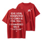 100% Cotto The Devil Whispered I'm Coming For You Men's T-Shirt, Training Tee Funny tee