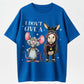 I Don’t Give A Damn! Quirky Mouse & Donkey T-Shirt