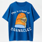 This Is a Load of Barnacles Funny SpongeBob Style Organic Cotton Unisex T-Shirt