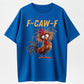 F-CAW-F Chicken Humor Shirt,Silly Farm Animal Graphic Tee