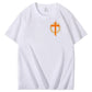 When God Made Me He Grinned  And Said This'll Be Fun Funny Pattern  Print 100%Cotton T-Shirt