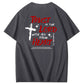 Trust In The  Lord Pattern Print Crew Neck T-Shirt