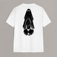 Oral Sex with Ghost Dirty Love Casual Black and White Print T-shirt