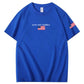 Jesus And America Pattern Print T-Shirt